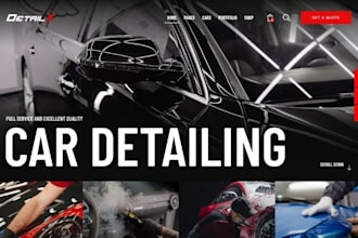 design squarespace car detailing website car rental car wash website auto repair