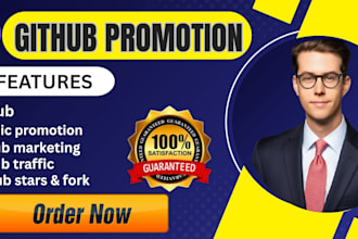 do github promotion organic github growth to increase star fork and watcher