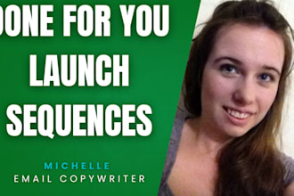 write a powerful product launch email sequence that converts
