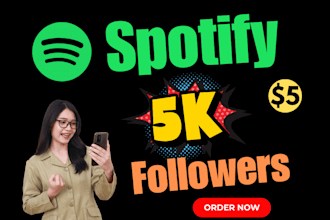 get real and active spotify followers organically