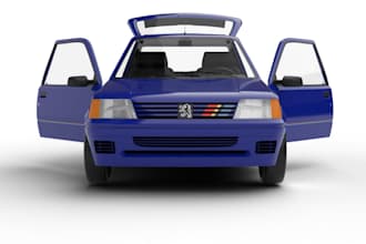 custom 3d assetto corsa car, gta5, widebody kits, bumper, rim, car mesh, liverey