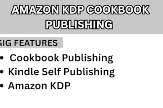 do amazon kdp, cookbook publishing, kindle self publishing, ingramspark, lulu