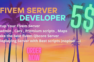 setup your fivem server