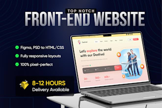 do figma to html, psd to html, xd to html css js website