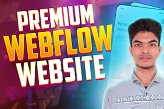 build webflow landing page, webflow website, figma to webflow