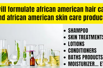 formulate african american hair care and african american skin care products