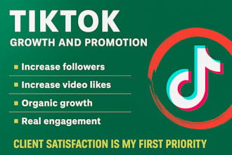 do tik tok promotion, and manage your account on tiktok