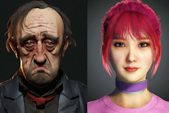 create 3d game character 3d character model 3d metahuman character unreal engine