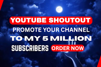 do superfast organic youtube shoutout, and channel growth video shoutout
