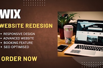 build wix website,wix website redesign,redesign wix business studio wix booking