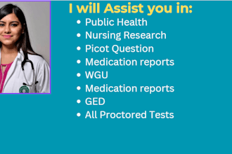 provide nursing, health science research and medical content writing services