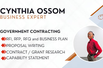 bid proposal rfi rfp rfq government contracts US llc sops business plan