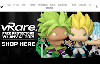 build dynamic funko shopify store anime figure store toy store funko pop website