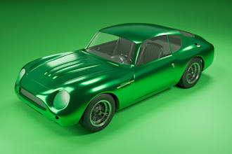 create high quality 3d car models