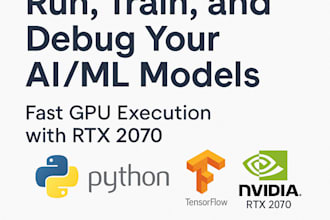 execute debug or train your ai ml dl models on my GPU machine