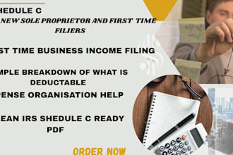 help you file your first schedule c as a new sole proprietor