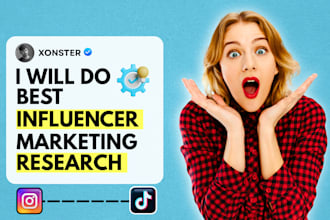 research the best instagram and tiktok influencers for your niche