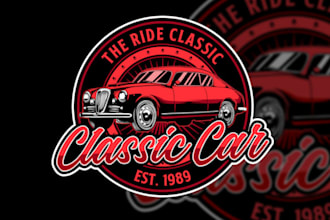 design mobile car detailing, vinyl wrap and window tint logo