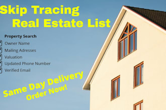 build you a list of properties by address or zip code