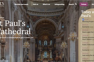 build a modern church website with livestream and donation functionalities
