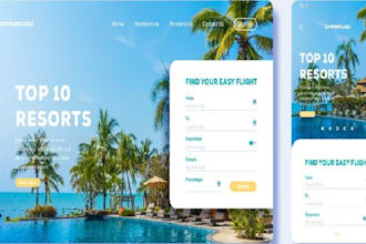 build wix wordpress travel agency vacation flight and tour booking website