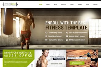 build squarespace fitness gym website yoga studio website with class scheduler