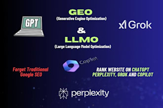 optimize your website for GEO and llmo to rank on chatgpt perplexity and bing