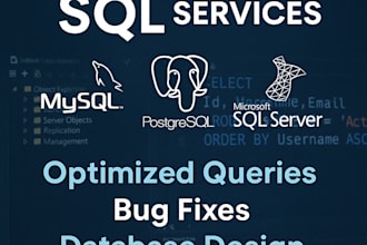 design, normalize, and optimize your database in sql