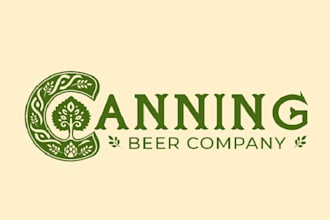 design a vintage creative beer company logo