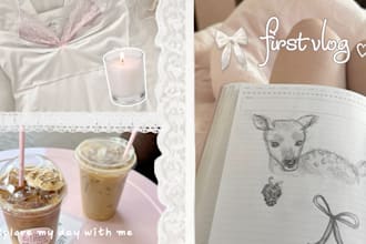 make aesthetic, girly, coquette youtube thumbnails for you