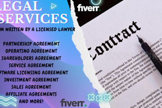 expertly draft contracts, agreements and legal letters
