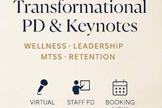 deliver a transformational wellness or leadership session for your team