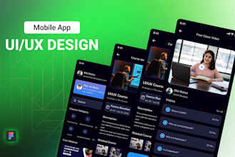 create stunning user friendly mobile app UI UX design