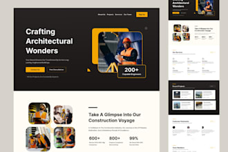 build construction website, real estate website, property listing website
