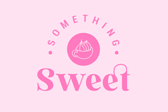 create a modern and custom sweet coffee shop logo design
