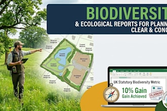 do ecological and environmental studies for UK planning applications