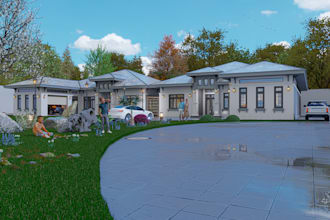 do exterior,interior modeling and rendering