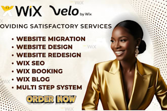 develop wix website redesign wix website design wix booking wix hostinger