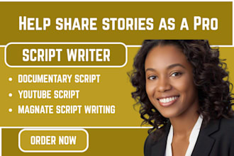write script like maganate media documentary scripts from youtube video