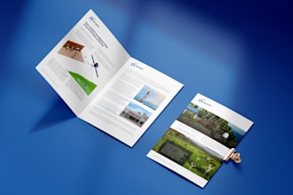 design amazing brochures, company profiles, annual reports or proposals