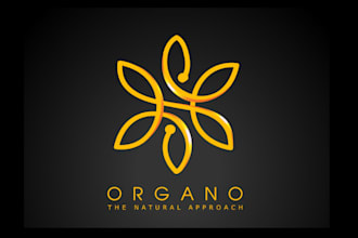 draw fashion spa yoga wellness beauty and health logo