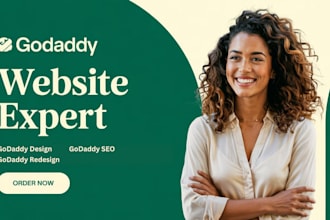 build godaddy website professionally, mobile friendly