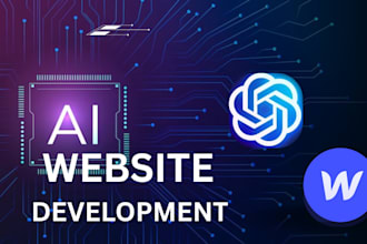 build ai website  with chatbot, custom and business website