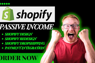 build shopify store and activate payments, apple pay, google pay, and stripe