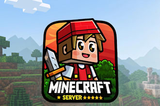 professional logo, icon,  for your minecraft server