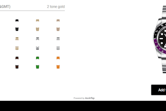 do 2d 3d watch product configurator on kickflip zakeke shopify print on demand