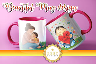create custom coffee mug, wine glass, water bottle design
