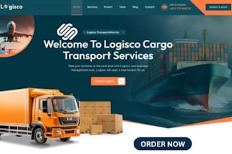 build squarespace logistic website trucking  dispatch frieght broker towing site
