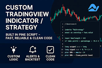 code your custom tradingview indicator or strategy in pine script