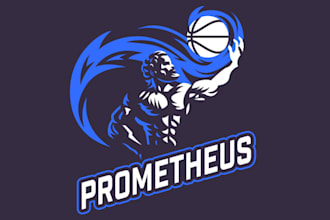 draw custom sports logo